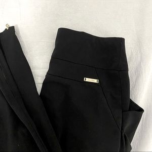 MaraMax Slim Fit Black Trousers